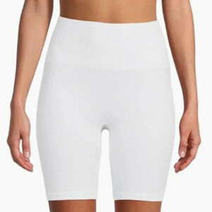 SMALL Warner WT1360 Simply Perfect Thigh Shaping Shorts White NWT‎